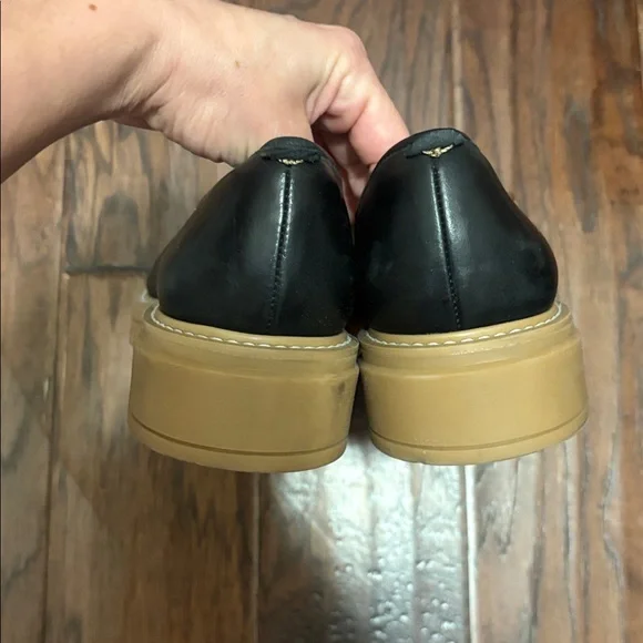 Bernardo Chandler Lug Sole Loafer in Luggage Multi Antique Calf SZ 9.5 EUC - Picture 4 of 7